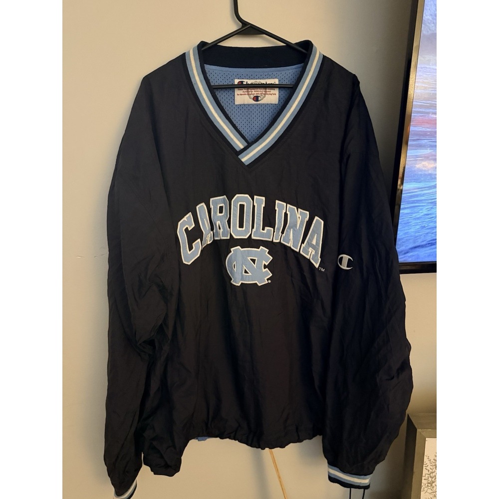 Champion North Carolina Tar Heels Windbreaker Pullover Size XL